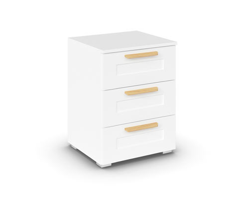 rauch Nachttisch »Aditio Country« mit 3 Schubladen - 47x42x62cm - braun - Holz