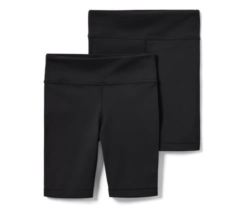Tchibo - 2 Kinder-Sport-Radler - Mädchen - Gr. 134/140 - schwarz