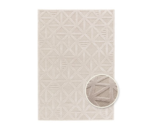 Tchibo - Teppich »Cosmo« Geo - grau-beige