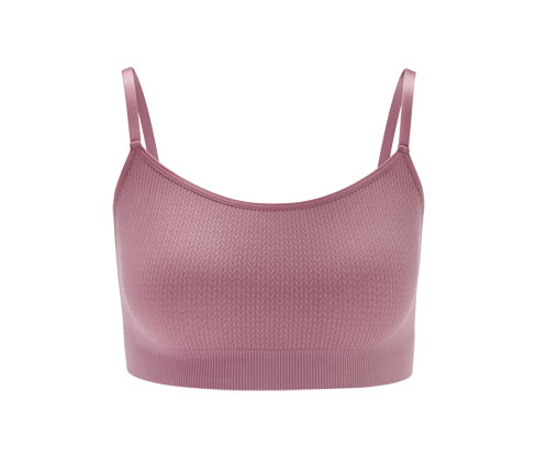 Tchibo - Seamless-BH mit Struktur - Damen - Gr. M - lila