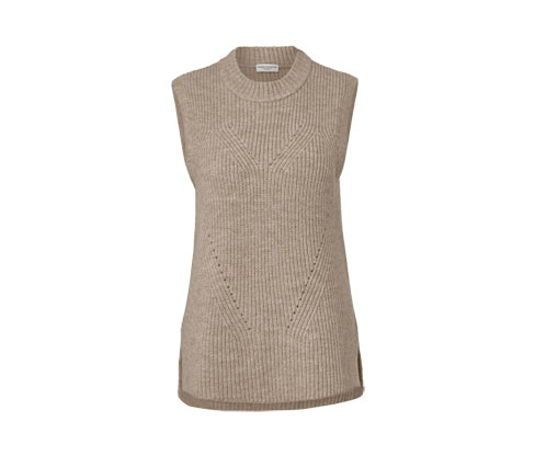 Thumbnail - Tchibo - Strick-Pullunder - Damen - Gr. XL - beige