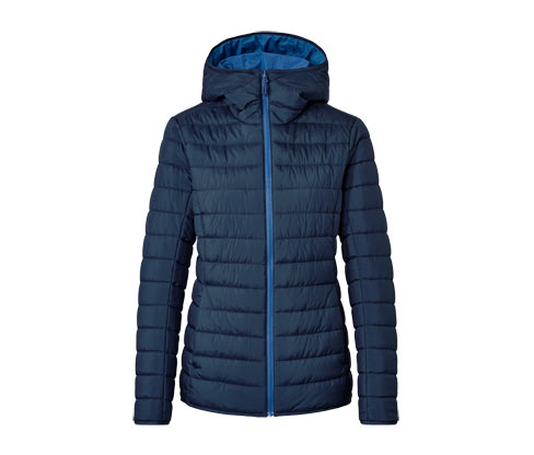 Tchibo - Wasserdichte Wende-Steppjacke - Damen - Gr. S - blau
