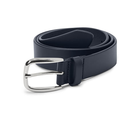 Tchibo - Ledergürtel - Damen - Gr. 85 - silber
