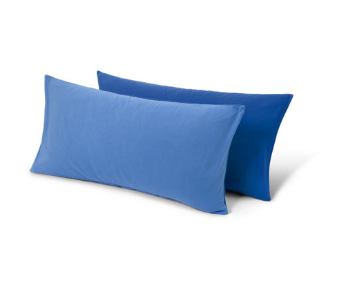 Tchibo - 2 Jersey-Kopfkissenbezüge - blau