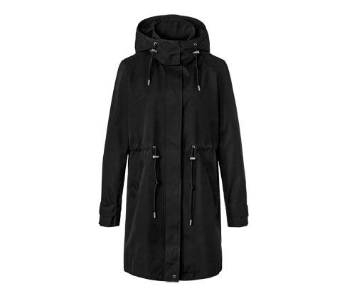 Tchibo - Parka mit Kapuze - Damen - Gr. 40 - schwarz