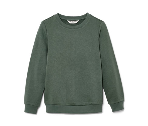 Tchibo - Kinder-Sweatshirt mit angerauter Innenseite - Herren - Gr. 170/176 - grün