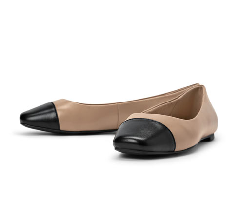 Tchibo - Leder-Ballerinas - Damen - Gr. 42 - schwarz