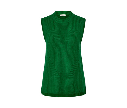 Tchibo - Strick-Pullunder - Damen - Gr. XL - grün