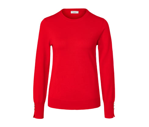 Tchibo - Feinstrickpullover - Damen - Gr. XL - rot