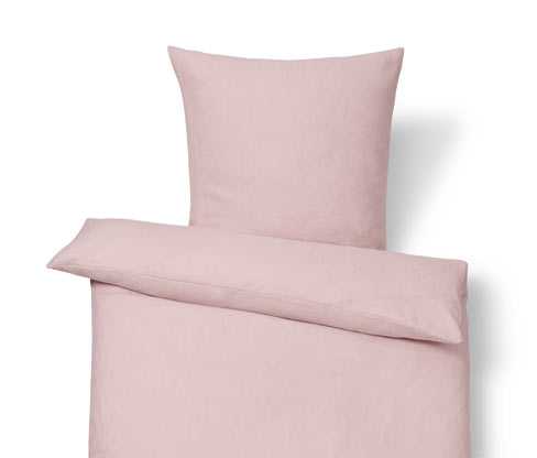 Tchibo - Leinen-Bettwäsche - rosé