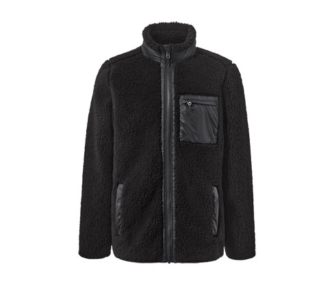 Tchibo - Teddy-Jacke - Gr. M - schwarz