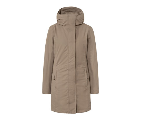 Tchibo - Da. Thermo-Mantel - Damen - Gr. 44 - taupe