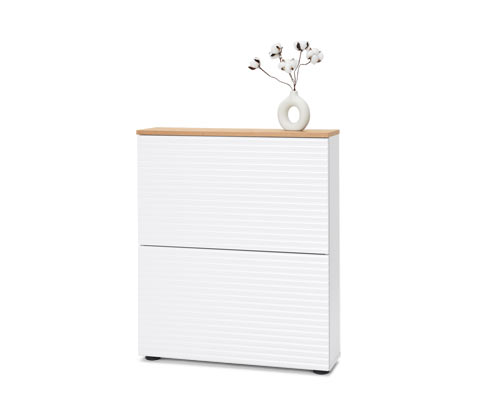 Tchibo - Schuhkipper mit 2 Fächern - 70x20x81,5cm - braun - Holz / Holz