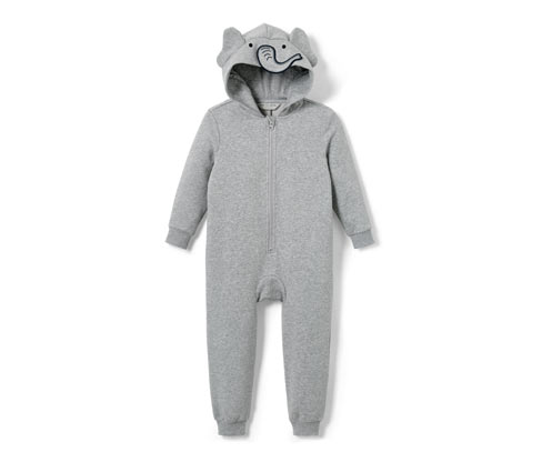 Tchibo - Kinder-Lounge-Overall - Herren - Gr. 122/128 - grau