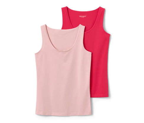 Tchibo - 2 Tops - Damen - Gr. XL - pink