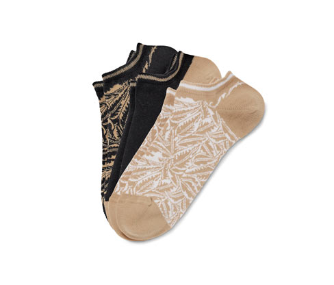 Tchibo - 3 Paar Sneakersocken - Damen - Gr. 39-42 - schwarz