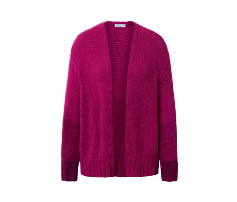 Tchibo - Oversized-Cardigan mit Wolle - Damen - Gr. S/M - pink