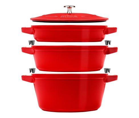Staub Kochtopf-Set »La Cocotte« - silber