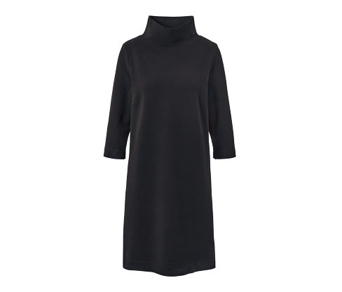 Tchibo - Sweatkleid mit 3/4-Arm - Damen - Gr. S - schwarz