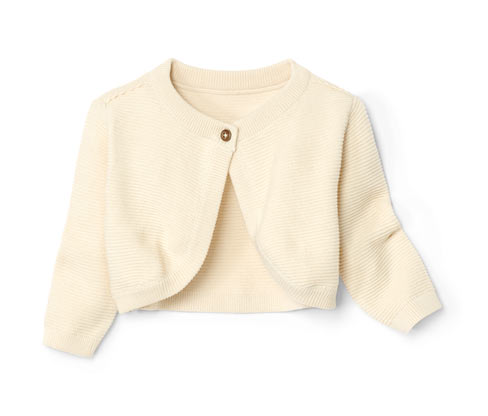 Tchibo - Baby-Strickbolero - Herren - Gr. 98/104 - beige
