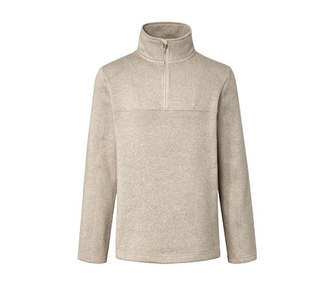 Tchibo - Strickfleece-Troyer - Herren - Gr. M - braun