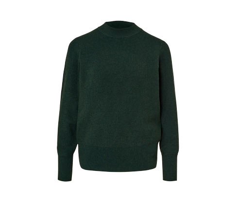 Tchibo - Feinstrickpullover - Damen - Gr. M - dunkelgrün