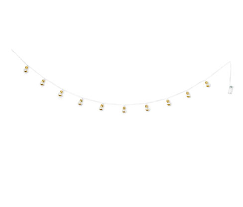 Tchibo - LED-Glühbirnen-Lichterkette - gold