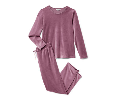 Tchibo - Nicki-Pyjama - Damen - Gr. S - lila