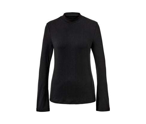 Tchibo - Langarm-Sportshirt - Damen - Gr. M - schwarz