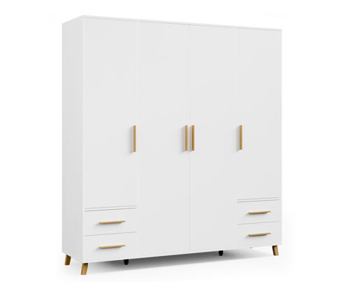 Thumbnail - rauch Drehtürenschrank »Shinjo« - 187x53x203cm - braun - Holz