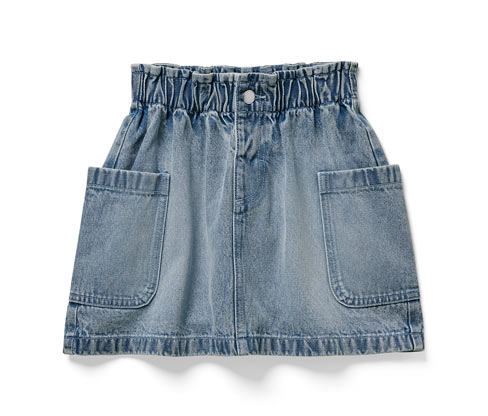 Tchibo - Kinder-Paperbag-Jeansrock - Mädchen - Gr. 158/164 - dunkelblau