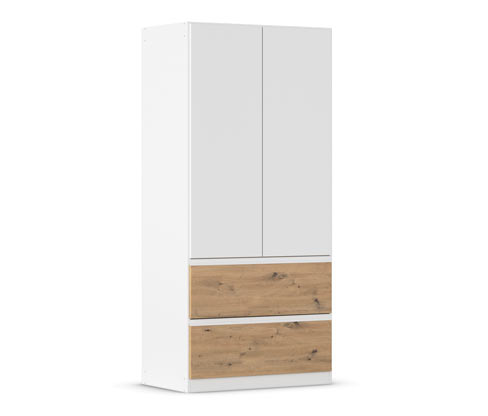 rauch Kleiderschrank »Joel« - 91x54x197cm - braun - Holz