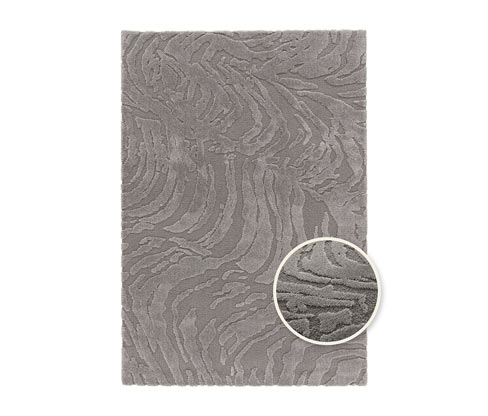 Tchibo - Teppich »Cosmo «Waves - grau