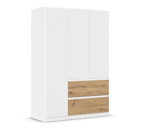 rauch Kleiderschrank »Joel« - 136x54x197cm - braun - Holz