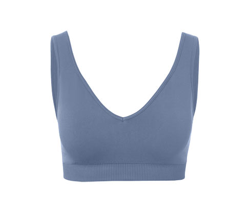 Tchibo - Seamless-Sport-Bustier - Damen - Gr. M - blau