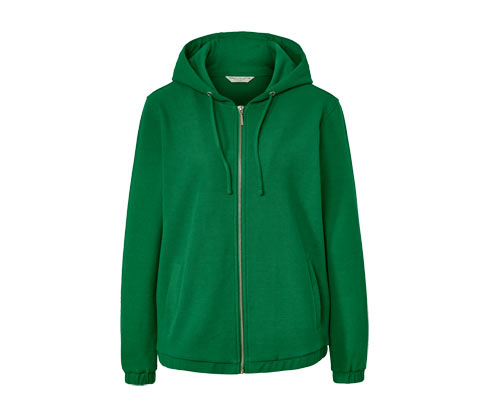 Tchibo - Sweatjacke - Damen - Gr. M - grün