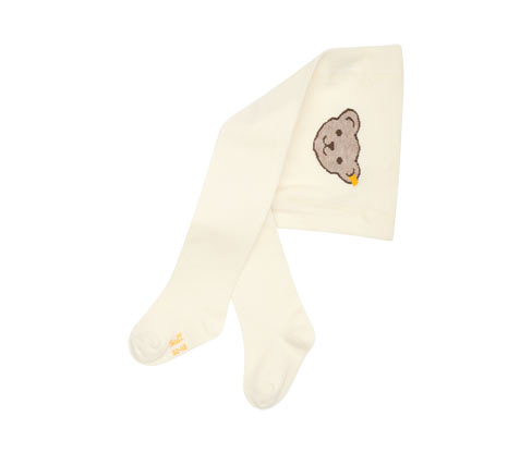 Steiff Baby-Strumpfhose - Gr. 86/92 - creme