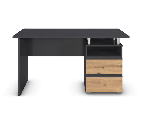 rauch Schreibtisch »Joel« - 140x66x75cm - grau - Holz