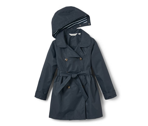 Tchibo - Kinder-Allwetter-Trenchcoat - Mädchen - Gr. 170/176 - dunkelblau