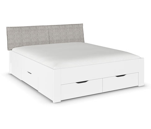 rauch Bett »Aditio Beds« - 186x216x100cm - weiß - Holz