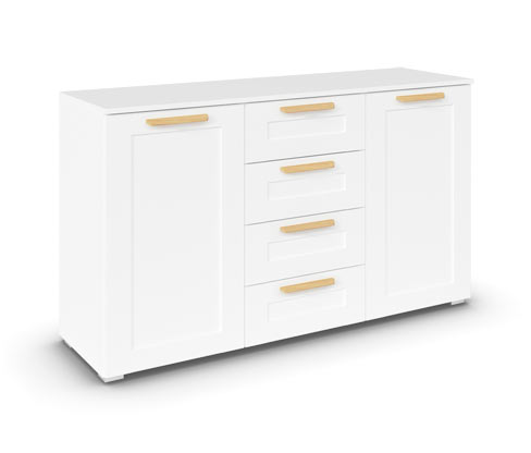 rauch Kommode »Aditio« - 140x42x81cm - braun - Holz / Holz