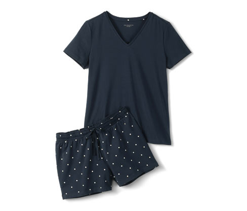 Tchibo - Shorty-Pyjama - Damen - Gr. XS - weiß