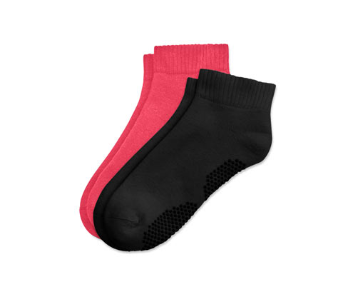 Tchibo - 2 Paar Yogasocken - Damen - Gr. 39-42 - schwarz