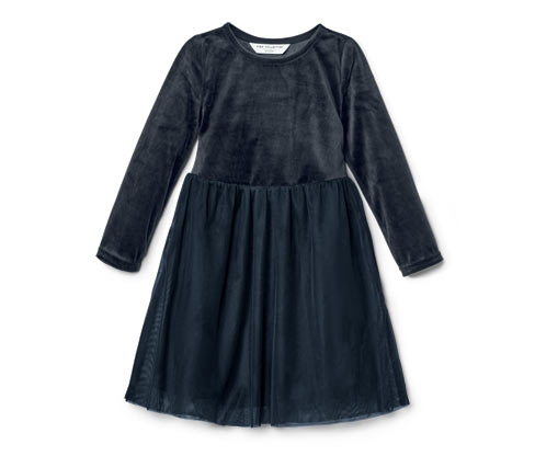 Tchibo - Kinder-Tüllkleid - Mädchen - Gr. 134/140 - dunkelblau