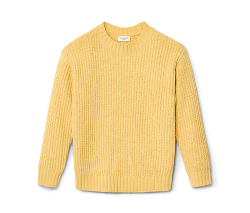 Tchibo - Kinder-Chenille-Pullover - Mädchen - Gr. 170/176 - gelb