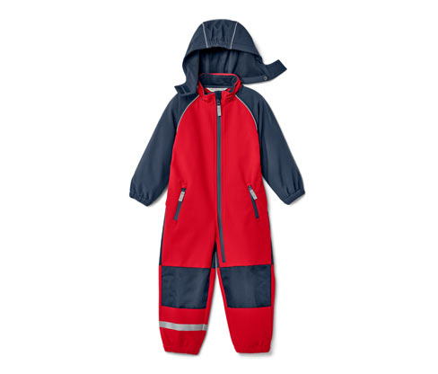 Tchibo - Kinder-Softshell-Einteiler - Herren - Gr. 110/116 - dunkelblau