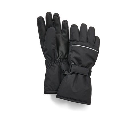 Tchibo - Kinder-Ski-und-Winterhandschuhe - Mädchen - Gr. 110/116 - schwarz