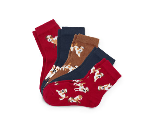 Tchibo - 5 Paar Kleinkind-Socken - Herren - Gr. 23-26 - dunkelblau