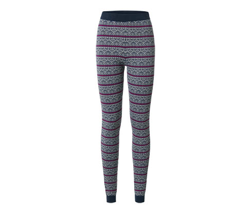 Thumbnail - Tchibo - Norweger-Strickleggings - Damen - Gr. S - dunkelblau/jacquard