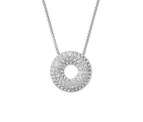 Tchibo - Kette Sparkle Donut - silber